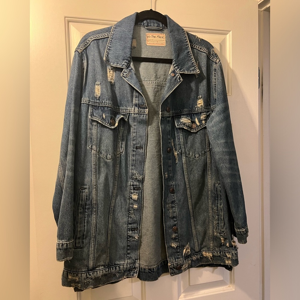 We The Free Denim Jean Jacket - Size S